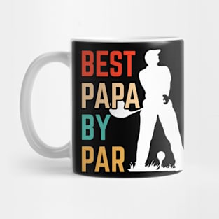 Best Papa By Par Father's Day Golf Mug